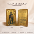 Sf. Anton / Tatăl Nostru - card-icoană – Credința, mereu cu tine