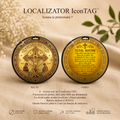 Crucea Sfântă 2 / Tatăl Nostru - Localizator Icon TAG - Icoana ta protectoare