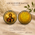 Iisus Hristos / Tatăl Nostru - Localizator Icon TAG - Icoana ta protectoare