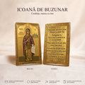 Sf. Parascheva / Tatăl Nostru - card-icoană – Credința, mereu cu tine