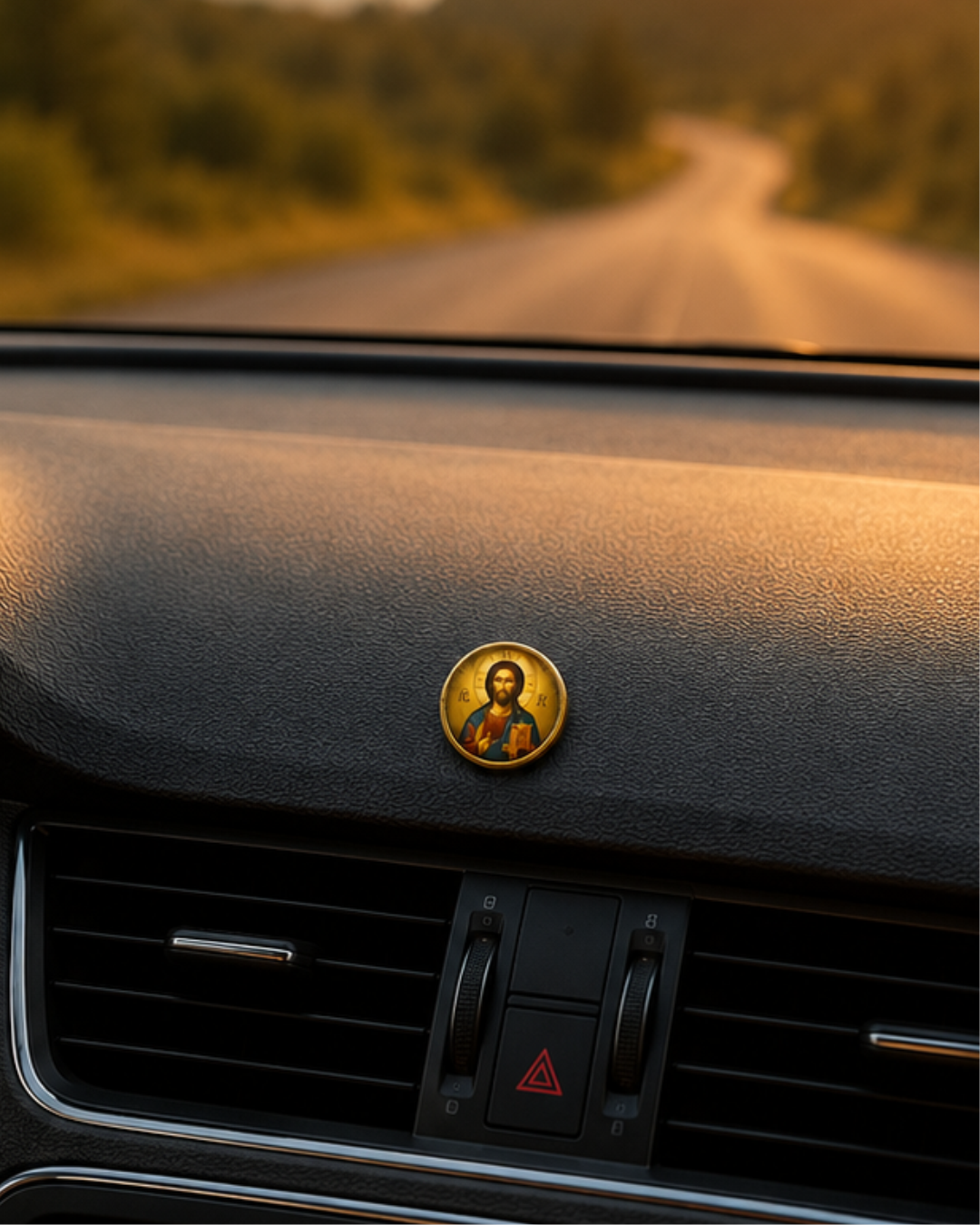 Crucea Sfântă 1 / Tatăl Nostru - Localizator Icon TAG - Icoana ta protectoare