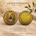 Sfânta Treime / Tatăl Nostru - Localizator Icon TAG - Icoana ta protectoare